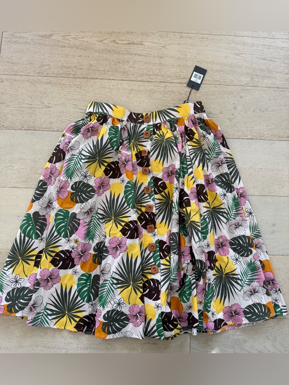 New! Hell Bunny BENITA Swing flare Retro skirt L - Picture 5 of 8